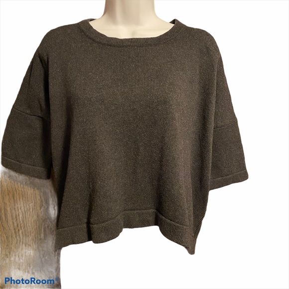 Lululemon Grey Cropped Sweater